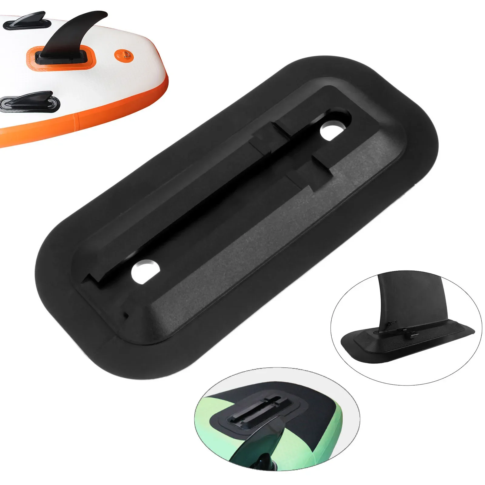 Fishing Kayak Paddle - 1 adet PVC Slide-in merkezi Fin