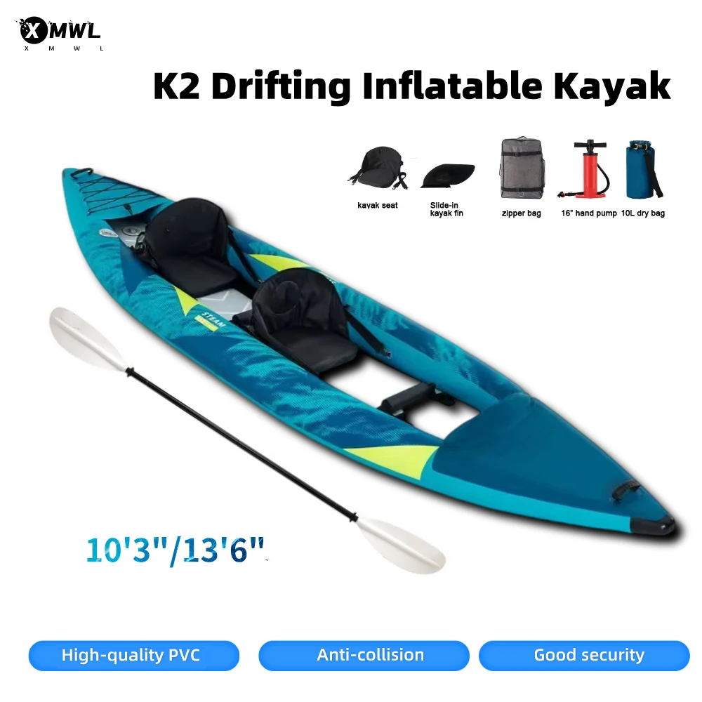 Fishing Kayak Paddle - Kano Kayak Şişme Bot 1-2 Kişilik