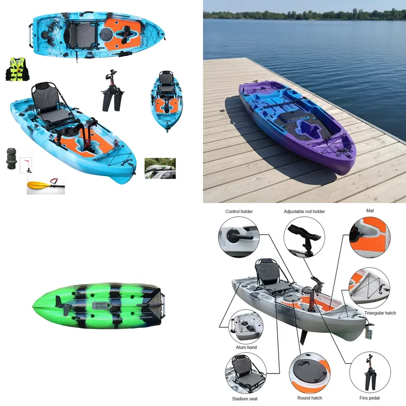 Fishing Kayak Pedal Drive - Viking Ocean Tek Kişilik Sit-On-Top HDPE
